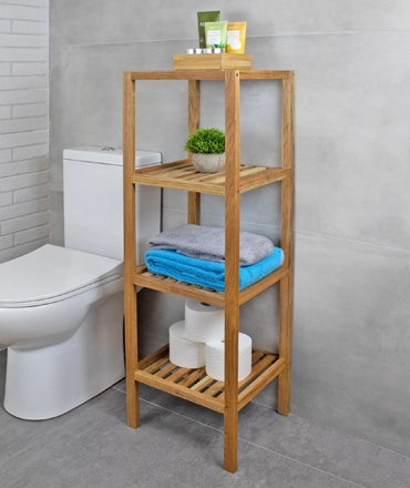estantería de baño