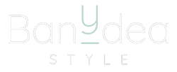 logo banydea style blanco