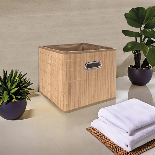 organizador plegable bambú