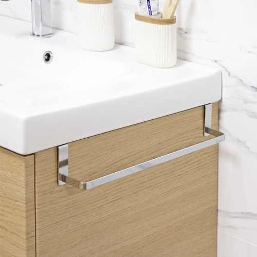 toallero lateral mueble baño